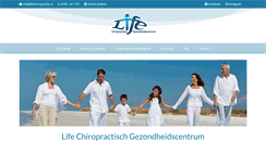 Desktop Screenshot of lifechiropractie.nl