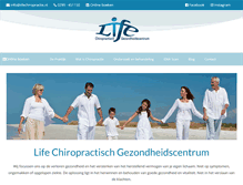 Tablet Screenshot of lifechiropractie.nl